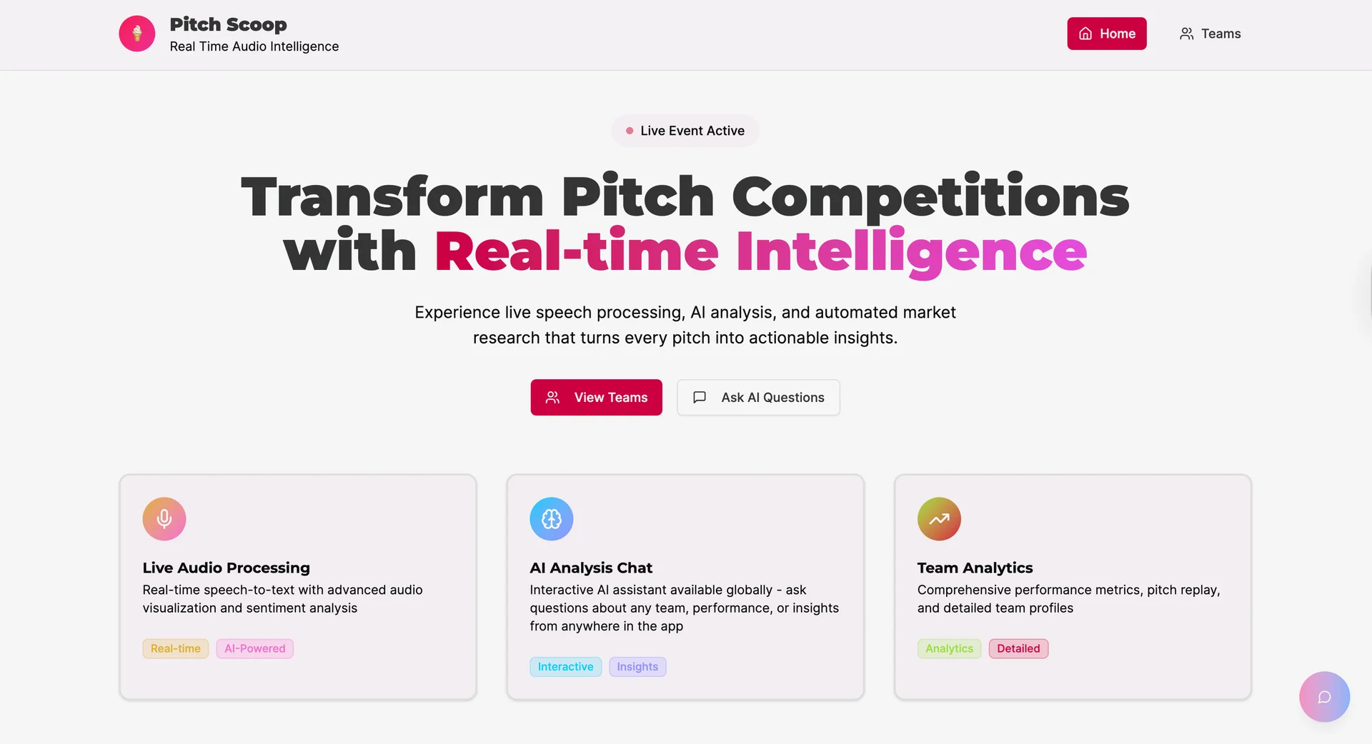 PitchScoop app